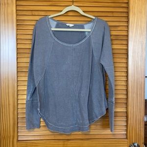 Grey Lucky Brand Long Sleeve